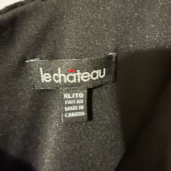 Black le château paisley printed pleated dress in an XL - Picture 4 of 4